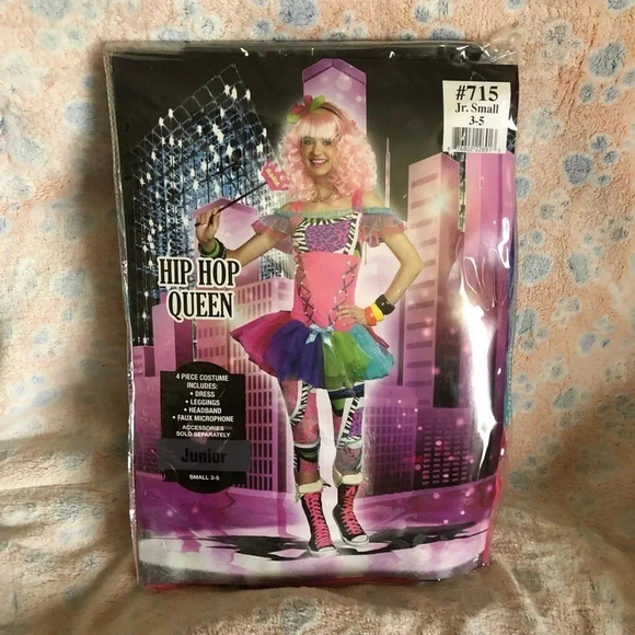 SHOW LISTING Dreamgirl Halloween Costume Jrs Hip Hop Queen - Picture 9 of 10